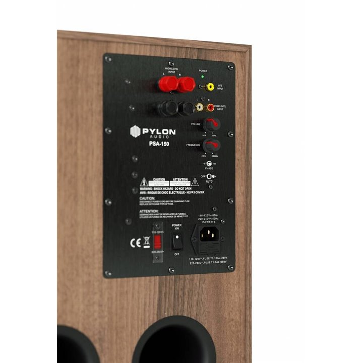 Pylon Audio Pearl Sub (Orzech okleina PCV) / Raty 0% - Gwarancja producenta - Salon Łódź - Możliwy montaż u klienta