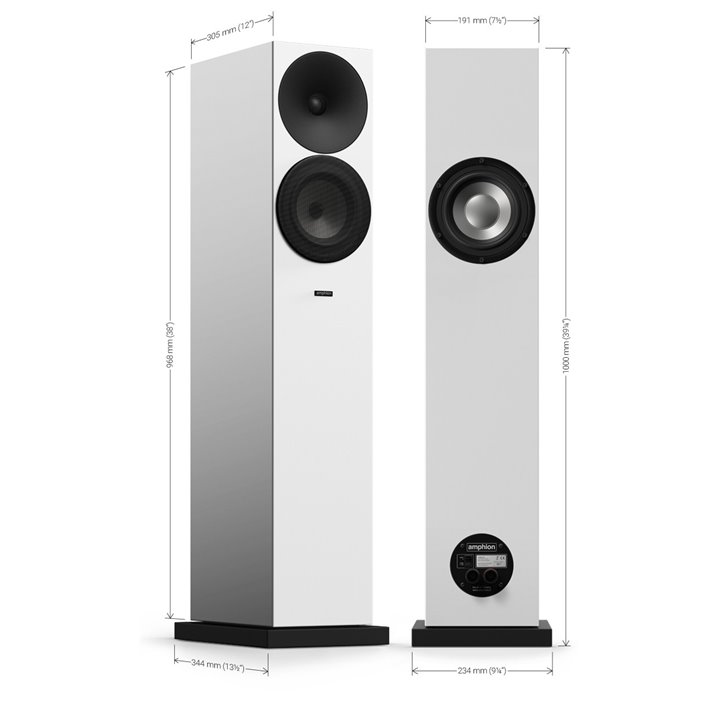 Amphion Argon3LS (Biały/Standard White) / 1szt. - Raty 0% - Gwarancja producenta - Salon Łódź - Możliwy montaż u klienta
