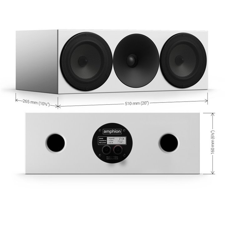 Amphion Argon5C (Biały/Standard White) / Raty 0% - Gwarancja producenta - Salon Łódź - Możliwy montaż u klienta