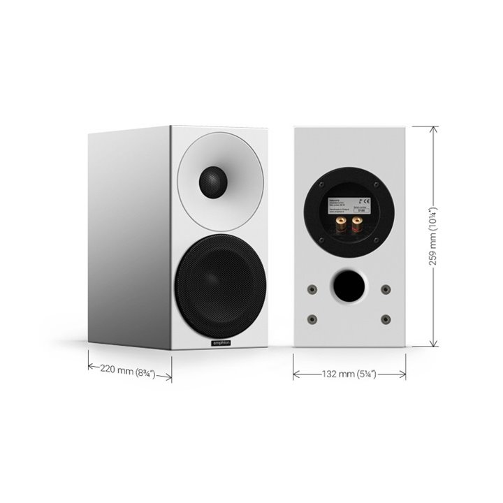 Amphion Helium410 (Biały, czarne maskownice/White with black grids) / 1szt. - Raty 0% - Gwarancja producenta - Salon Łódź