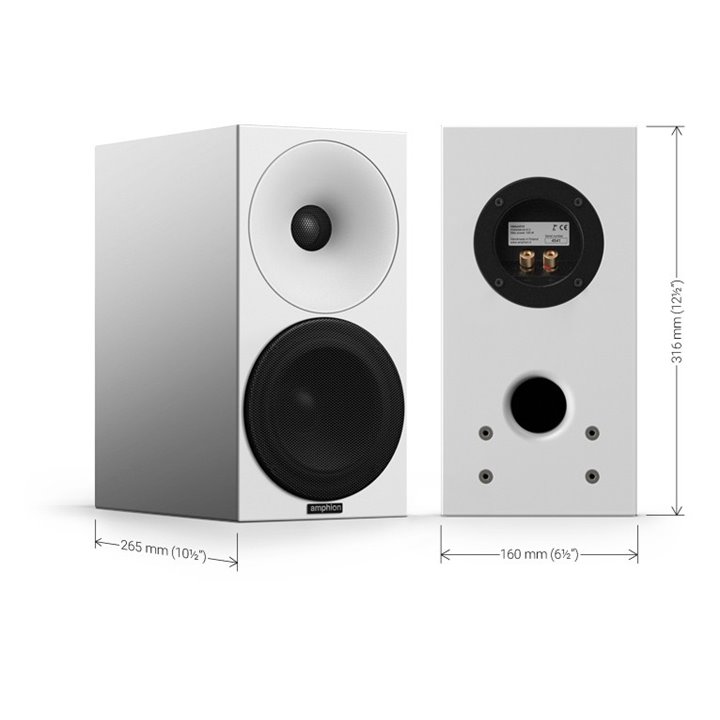 Amphion Helium510 (Biały, czarne maskownice/White with black grids) / 1szt. - Raty 0% - Gwarancja producenta - Salon Łódź