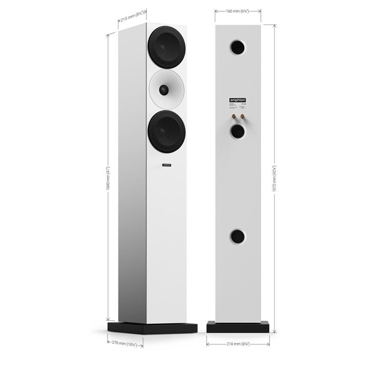 Amphion Helium520 (Biały, czarne maskownice/White with black grids) / 1szt. - Raty 0% - Gwarancja producenta - Salon Łódź
