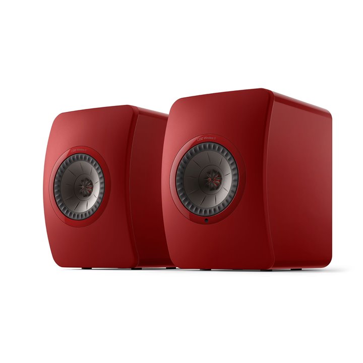 KEF LS50 Wireless II (Czerwony) / 1szt. - Raty 0% - Gwarancja producenta - Salon Łódź - Możliwy montaż u klienta