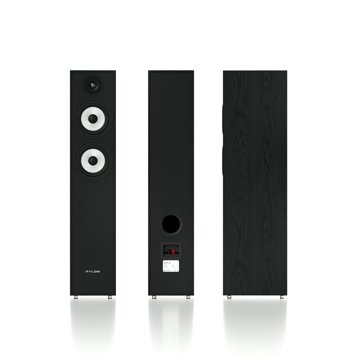 Pylon Audio Pearl 25 (Czarny okleina PCV) / 1szt. - Raty 0% - Gwarancja producenta - Salon Łódź - Możliwy montaż u klienta