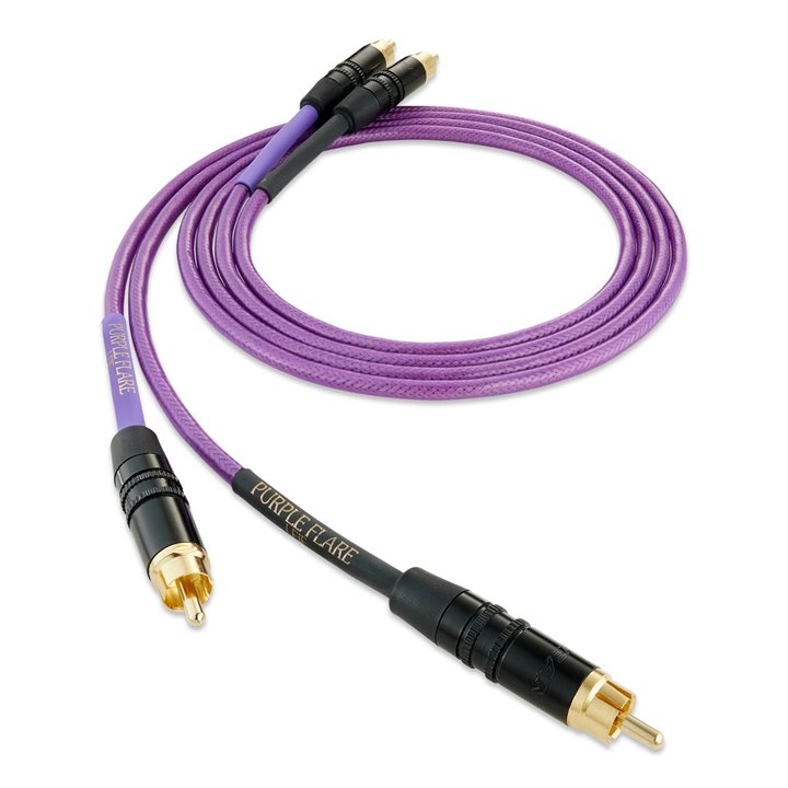 Nordost Interkonekt Purple Flare (RCA) 1m / RATY 0% - GWARANCJA PRODUCENTA - SALON ŁÓDŹ - MOŻLIWY MONTAŻ U KLIENTA
