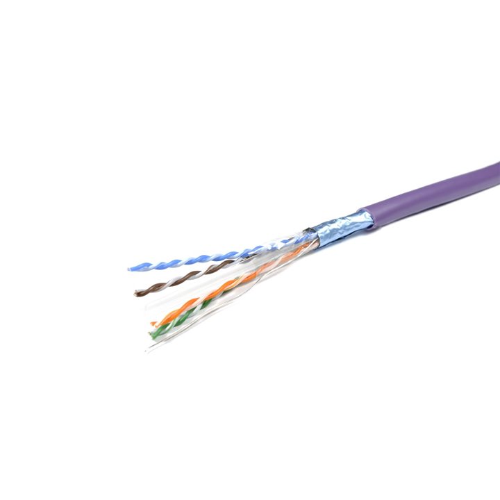 Melodika MDC1820 Purple Rain Przewód sieciowy (skrętka) F/UTP Cat.6e 4x2x0,57mm