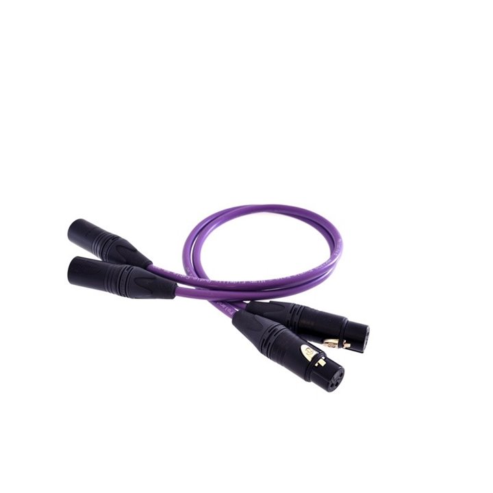 Melodika MD2X25 Kabel 2xXLR - 2xXLR Purple Rain - 2,5m