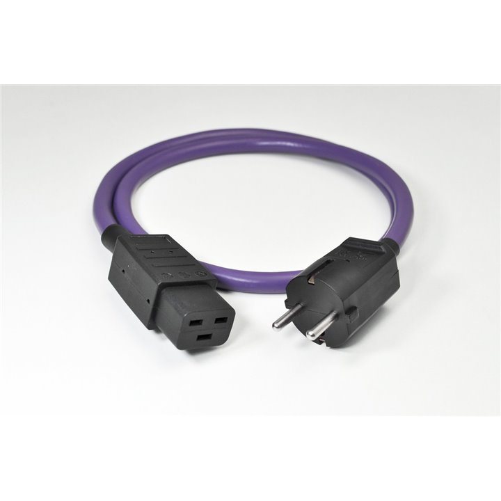 Melodika MDP16A05 Przewód zasilający z uziemieniem (sieciowy) 3x2,5mm2 (Schuko-IEC C19) 16A - 0,5m