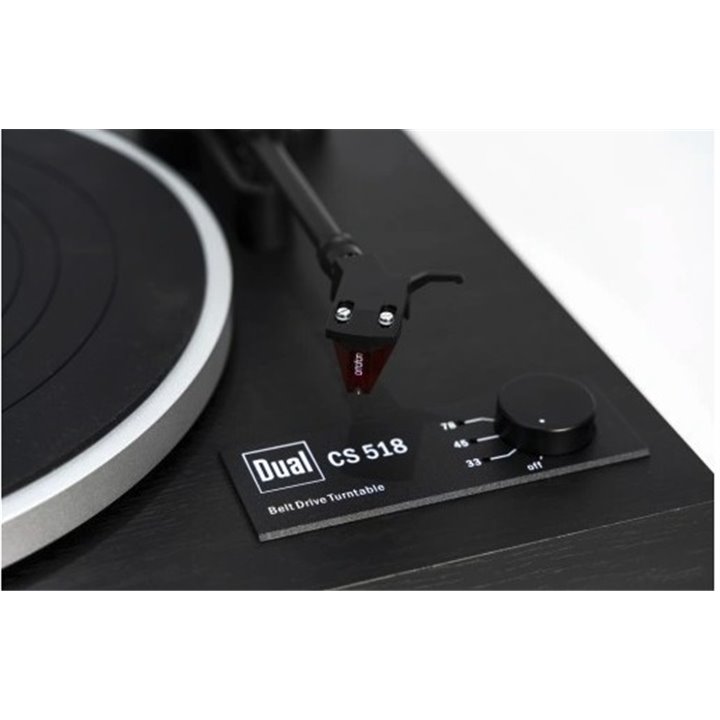 Dual CS 518 (BLACK) Quartz wkładka ORTOFON 2 M RED - RATY 0% - GWARANCJA PRODUCENTA - SALON ŁÓDŹ - MOŻLIWY MONTAŻ U KLIENTA