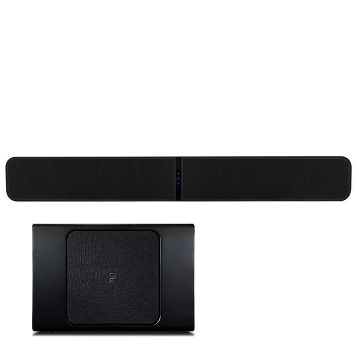 Bluesound PULSE SOUNDBAR+ PLUS Pulse Sub+ Czarny Zestaw -  GWARANCJA PRODUCENTA - SALON ŁÓDŹ