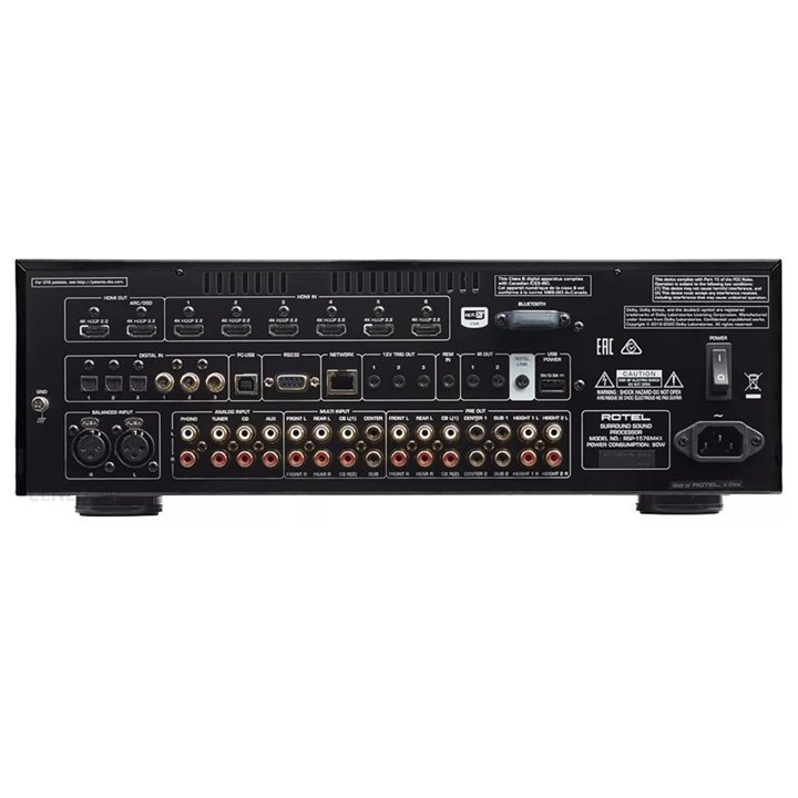ROTEL RSP-1576 MKII Czarny - RATY 0% - GWARANCJA PRODUCENTA - SALON ŁÓDŹ