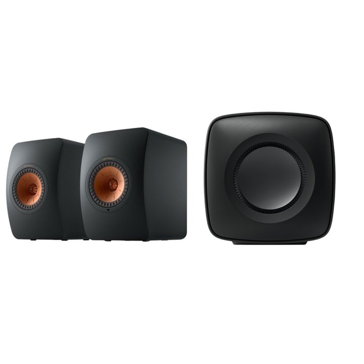 KEF LS50 Wireless II + KEF KC62 Czarne - Raty 0% - Gwarancja producenta - Salon Łódź - Możliwy montaż u klienta