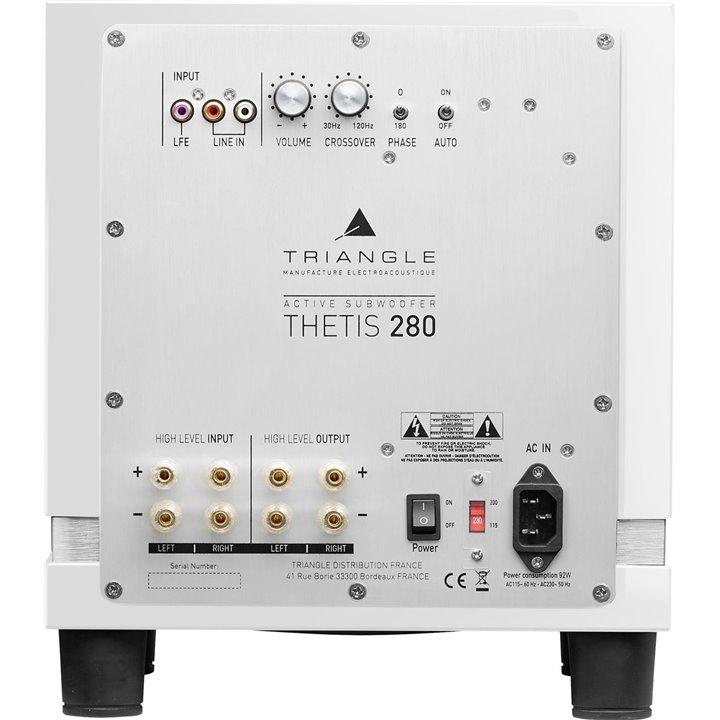 Triangle Thetis 280 - BLACK HG - 1SZT - RATY 0% - GWARANCJA PRODUCENTA - SALON ŁÓDŹ - MOŻLIWY MONTAŻ U KLIENTA