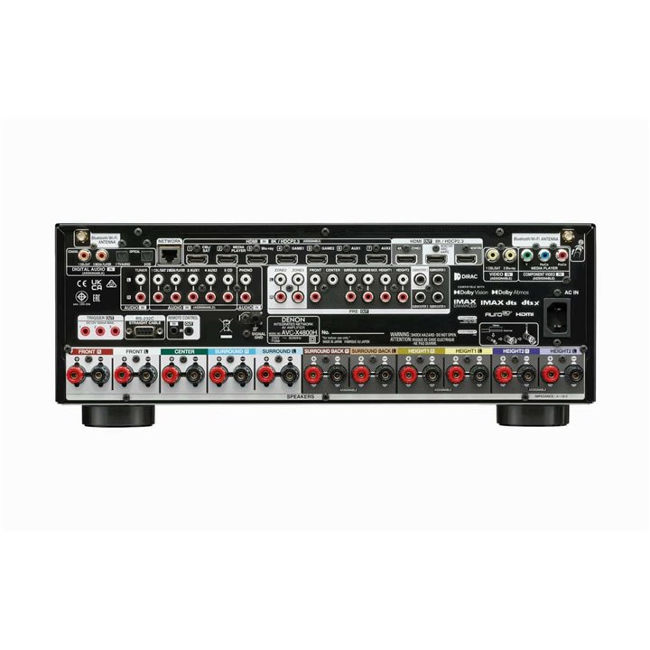 Denon AVC-X4800H Czarny Raty 0% - Gwarancja producenta - Salon Łódź - Możliwy montaż u klienta