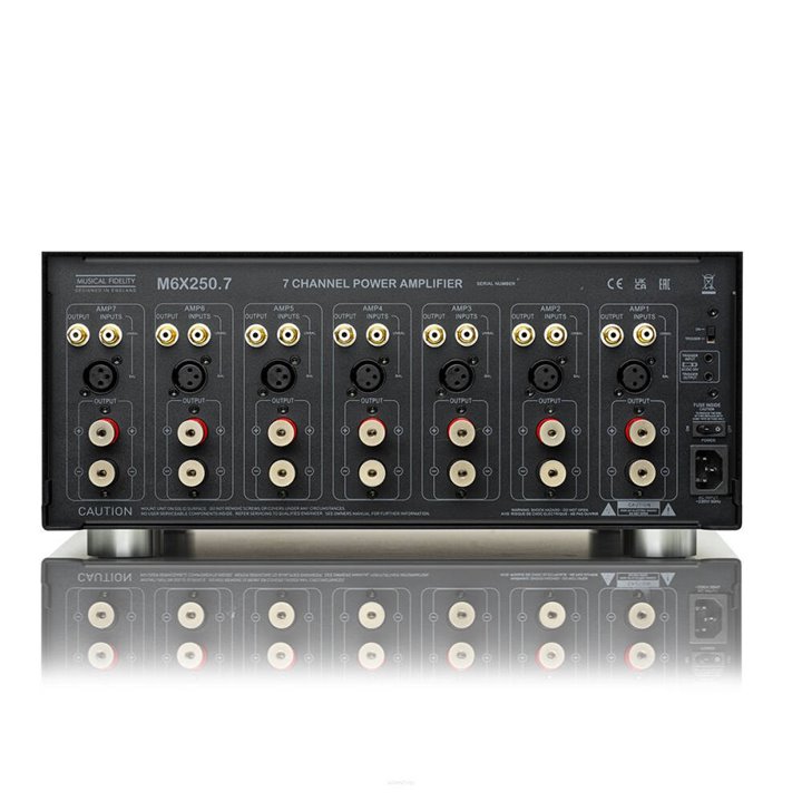 Musical Fidelity M6X-250.7 (Czarny) - Raty 0% - Gwarancja producenta - Salon Łódź