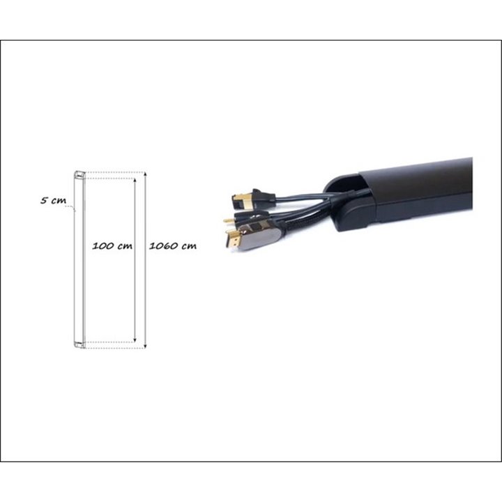 Sonorous CC100 - Listwa maskująca do kabli 100cm - srebrna