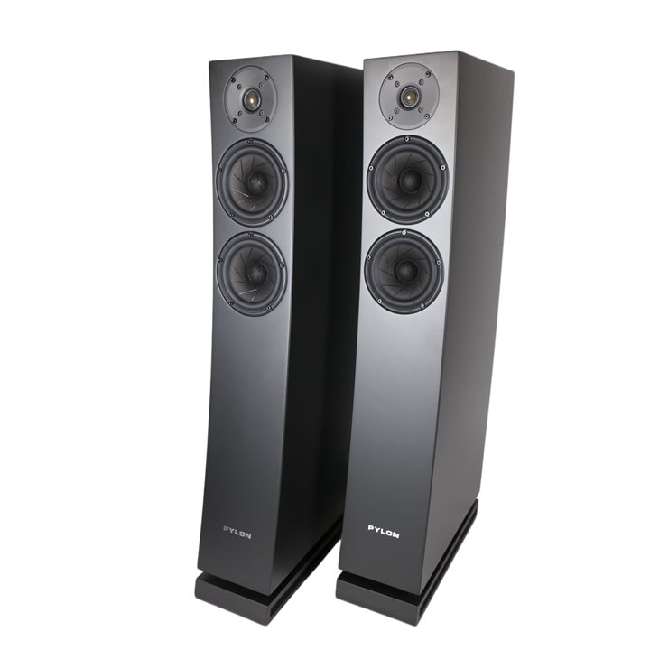 Pylon Audio Jasper 23 Active (czarny lakier mat) 1szt - Nowość - Raty 0% - Gwarancja producenta - Salon Łódź