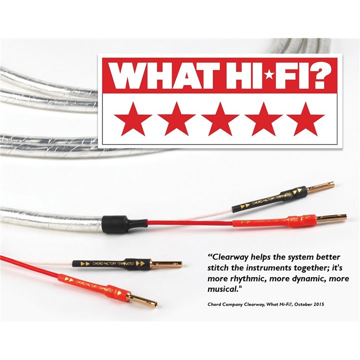 Chord Clearway Speaker Cable (Konfekcja) 3.0 m