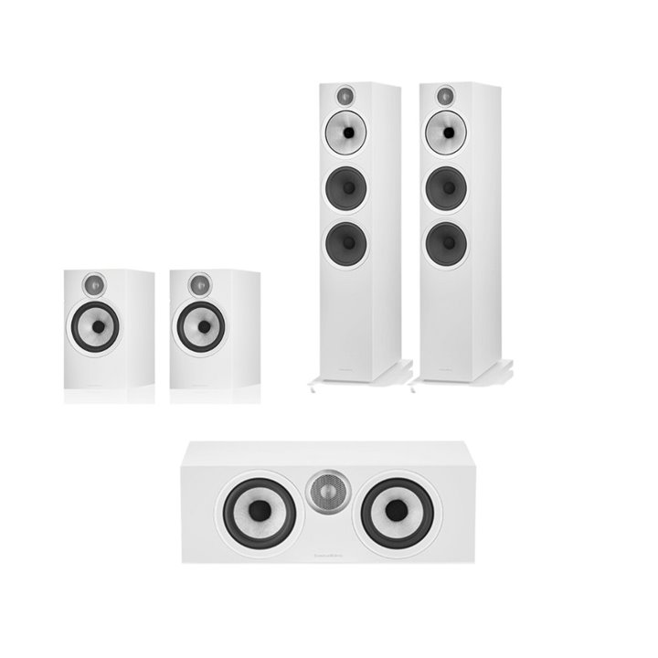 Bowers & Wilkins HTM6 S3 + 603 S3 + 606 S3 Białe - - RATY 0% - GWARANCJA PRODUCENTA - SALON ŁÓDŹ - MOŻLIWY MONTAŻ U KLIENTA