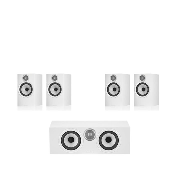 Bowers & Wilkins HTM6 S3 + 606 S3 + 606 S3 Białe - - RATY 0% - GWARANCJA PRODUCENTA - SALON ŁÓDŹ - MOŻLIWY MONTAŻ U KLIENTA