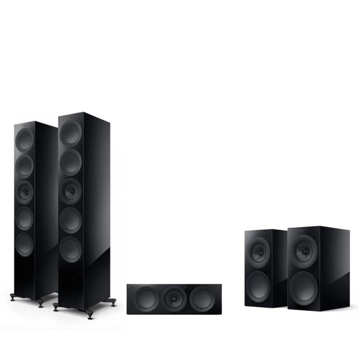 KEF R11 Meta + R3 Meta + R2 Meta Czarne - RATY 0% - GWARANCJA PRODUCENTA - SALON ŁÓDŹ