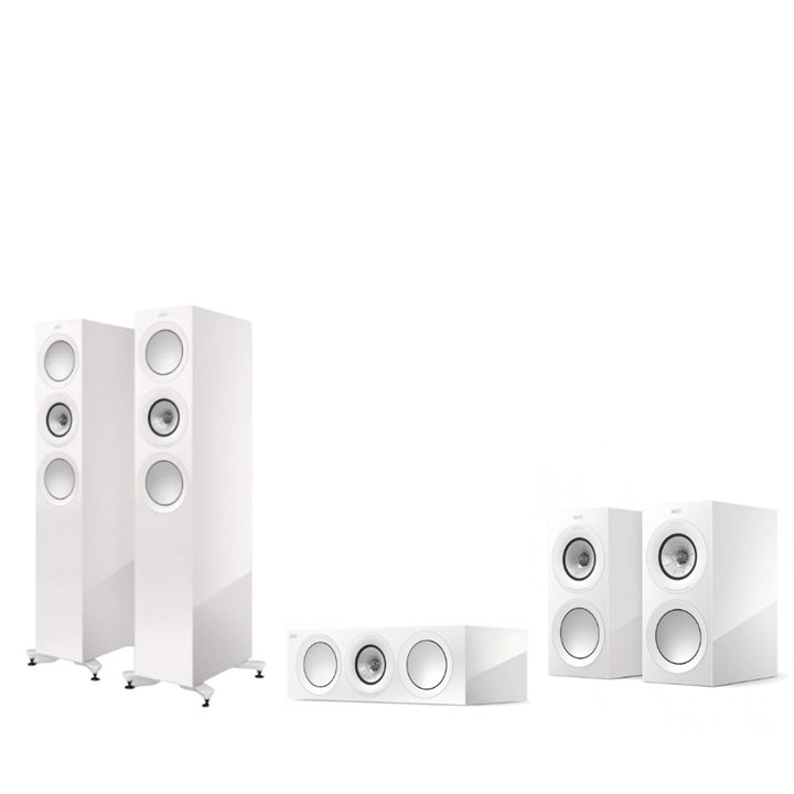 KEF R7 Meta + R3 Meta + R6 Meta Białe - RATY 0% - GWARANCJA PRODUCENTA - SALON ŁÓDŹ