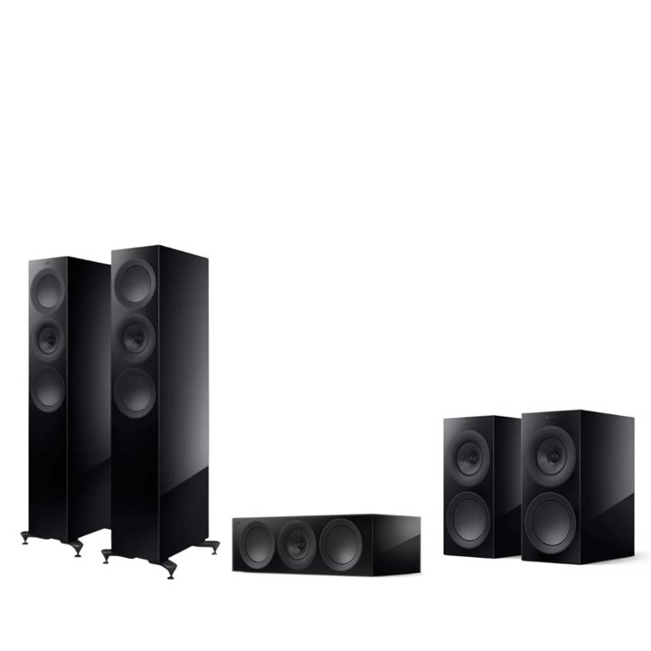 KEF R7 Meta + R3 Meta + R6 Meta Czarne - RATY 0% - GWARANCJA PRODUCENTA - SALON ŁÓDŹ