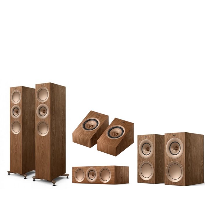 KEF R7 Meta + R3 Meta + R6 Meta + R8 Meta Orzech - RATY 0% - GWARANCJA PRODUCENTA - SALON ŁÓDŹ