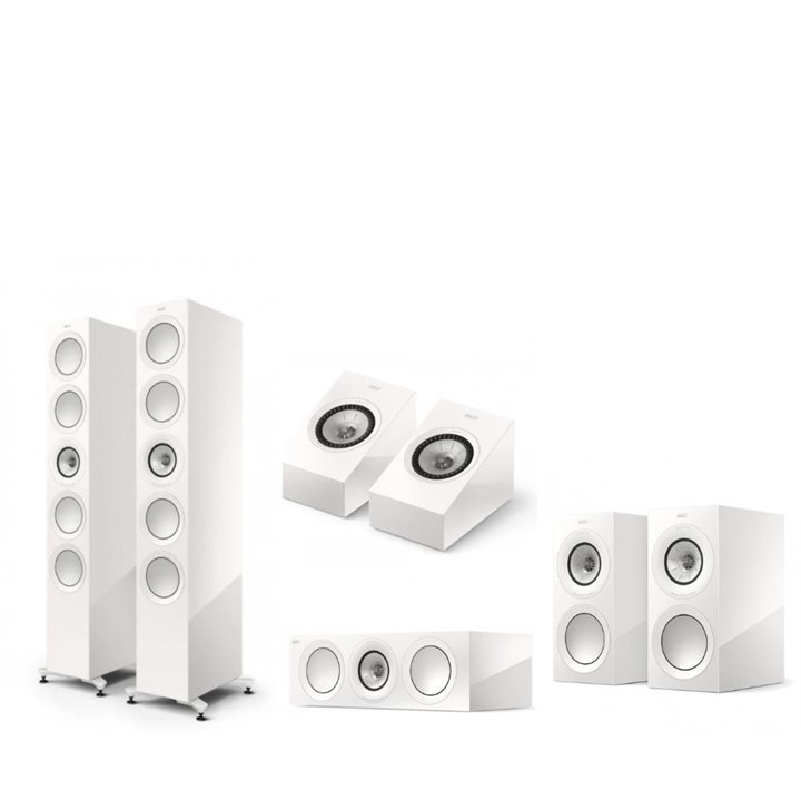 KEF R11 Meta + R3 Meta + R6 Meta + R8 Meta Białe - RATY 0% - GWARANCJA PRODUCENTA - SALON ŁÓDŹ