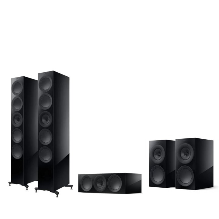 KEF R11 Meta + R3 Meta + R6 Meta Czarne - RATY 0% - GWARANCJA PRODUCENTA - SALON ŁÓDŹ