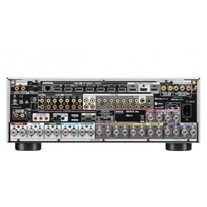Denon AVC-X6800H  Srebrny Raty 0% - Gwarancja producenta - Salon Łódź