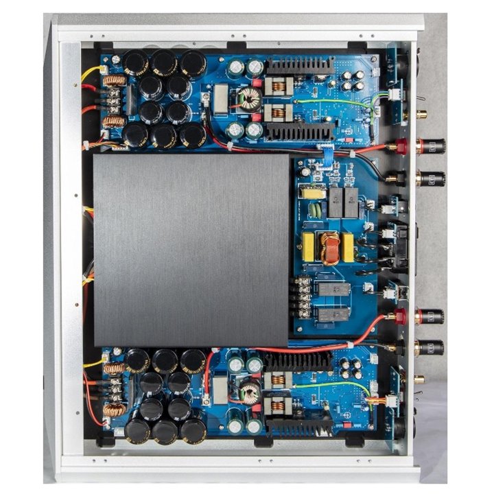 NuPrime Evolution STA Końcówka mocy stereo o konstrukcji dual mono 2x230W - srebrny