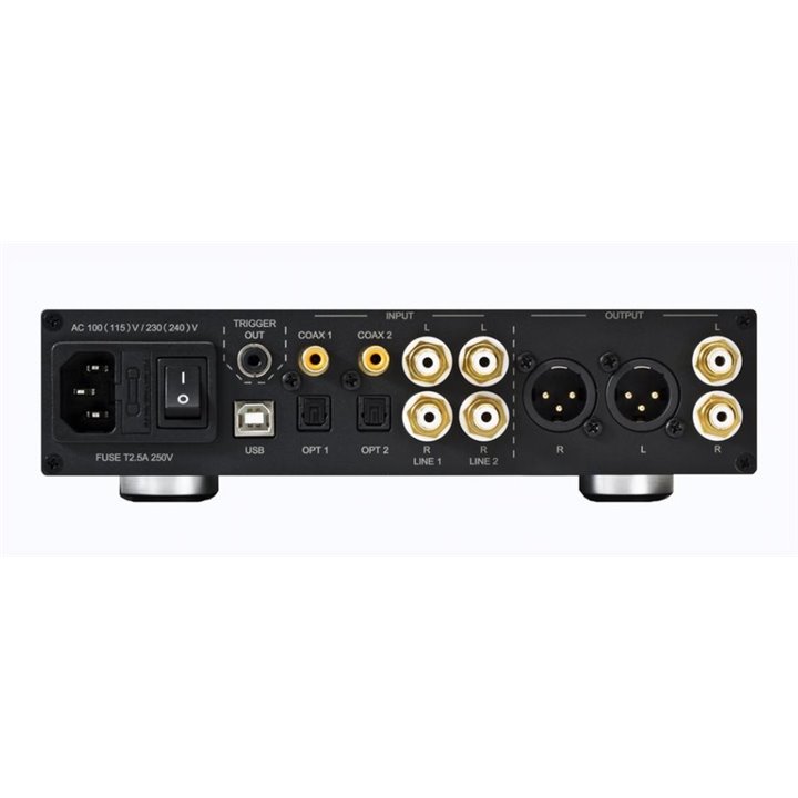 NuPrime DAC-10 przetwornik cyfrowo-analogowy DAC oraz przedwzmacniaczem stereo - srebrny