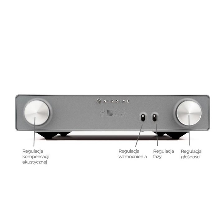 NuPrime AMG PRA przedwzmacniacz stereo - srebrny