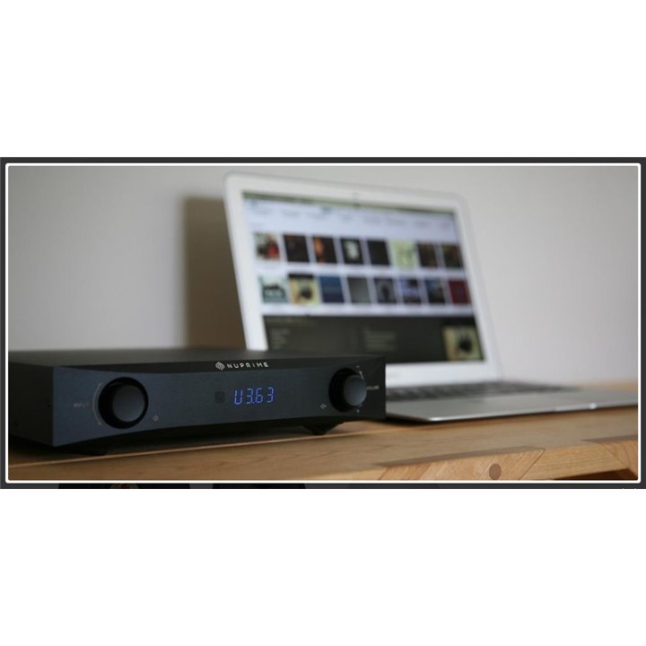NuPrime IDA-8 (IDA8) zintegrowany cyfrowy wzmacniacz stereo z przetwornikiem DAC - srebrny