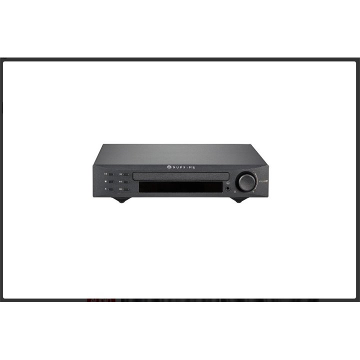 NuPrime CDP-9 Odtwarzacz CD z przetwornikiem DAC, przedwzmacniaczem stereo i wzmacniaczem słuchawkowym - czarny