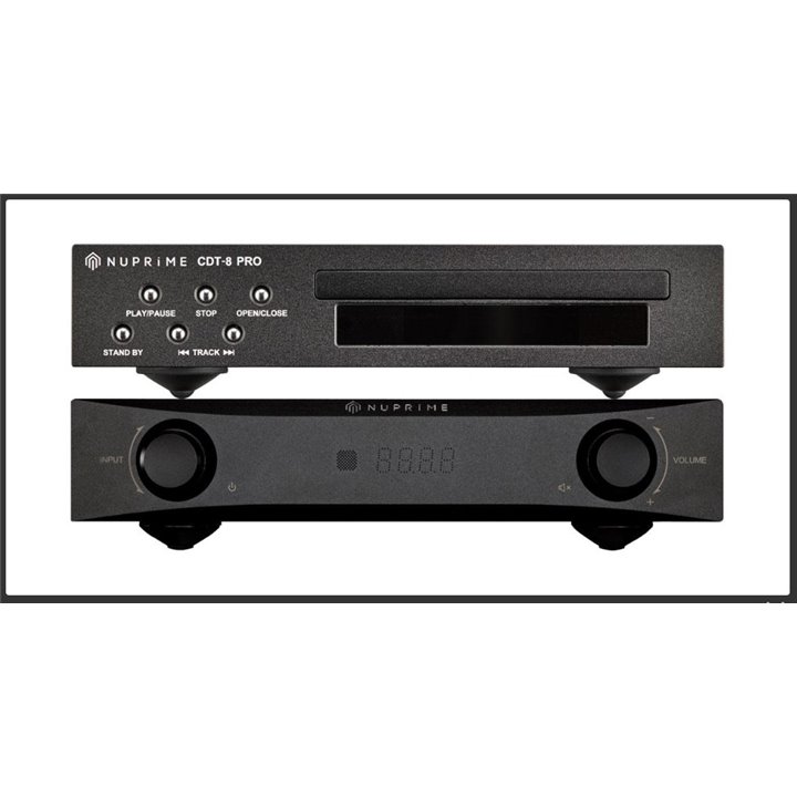NuPrime CDT-8 Pro transport CD - srebrny