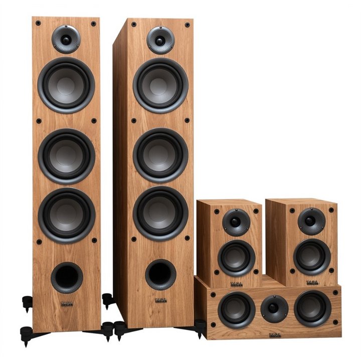 Taga Harmony TAV-607F + TAV-C/S zestaw 5.0 (Czarny)