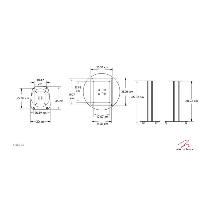 Martin Logan STAND 25 MOTION FOUNDATION (Copper) - 1 szt.