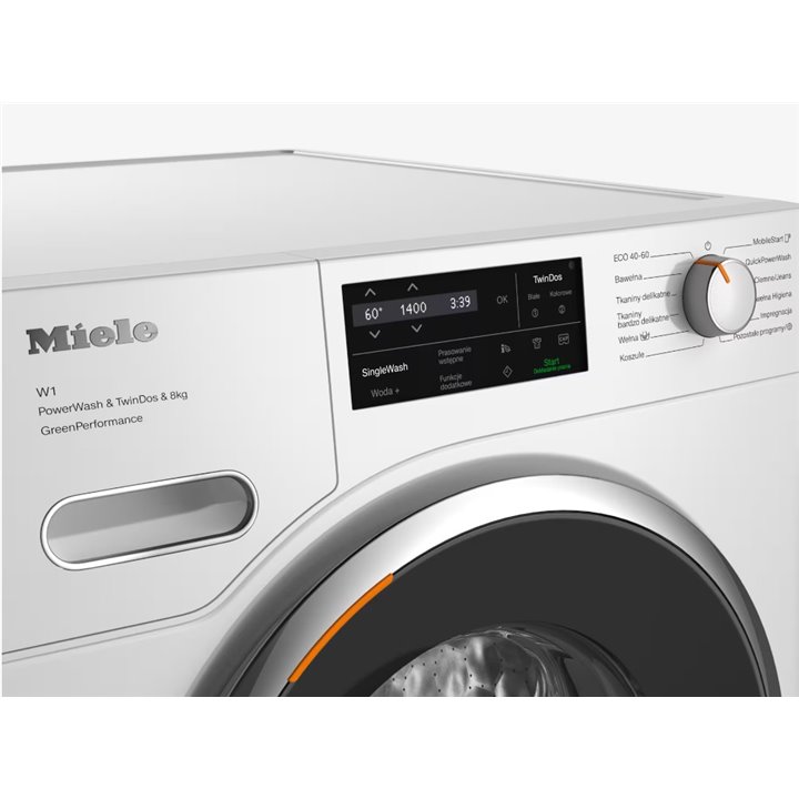 Miele WWH860 WCS PWash&TDos&8kg Biały lotos - Raty 0% - Gwarancja producenta - Salon Łódź