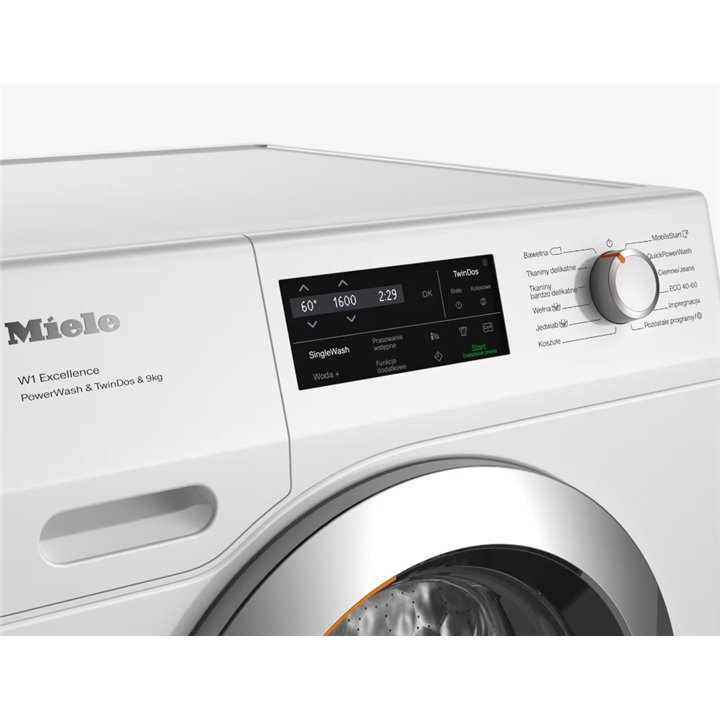 Miele WEI875 WPS PWash&TDos&9kg Biały lotos - Raty 0% - Gwarancja producenta - Salon Łódź