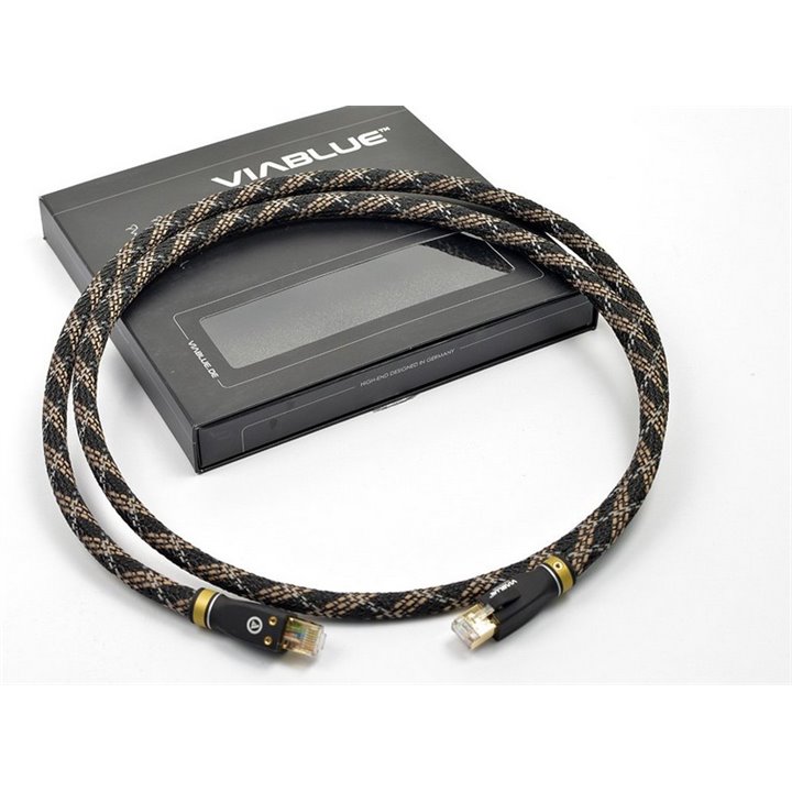 VIABLUE EP-7 Silver - T6S - RJ-45 - CAT6A - 200 cm. - Cobra