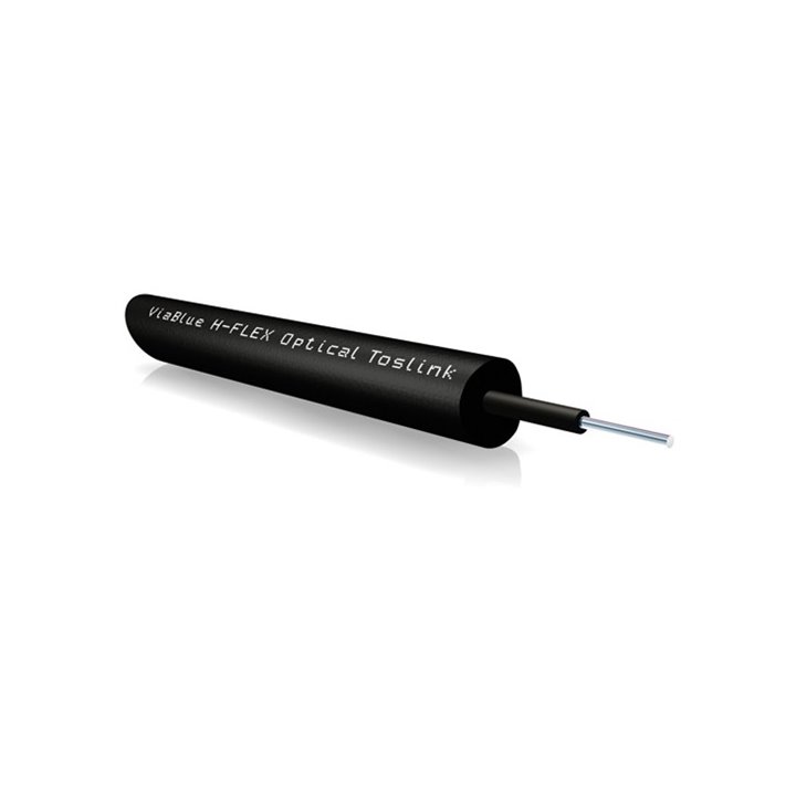 VIABLUE H-Flex T8 Toslink/Mini Toslink 1000 cm. - Black