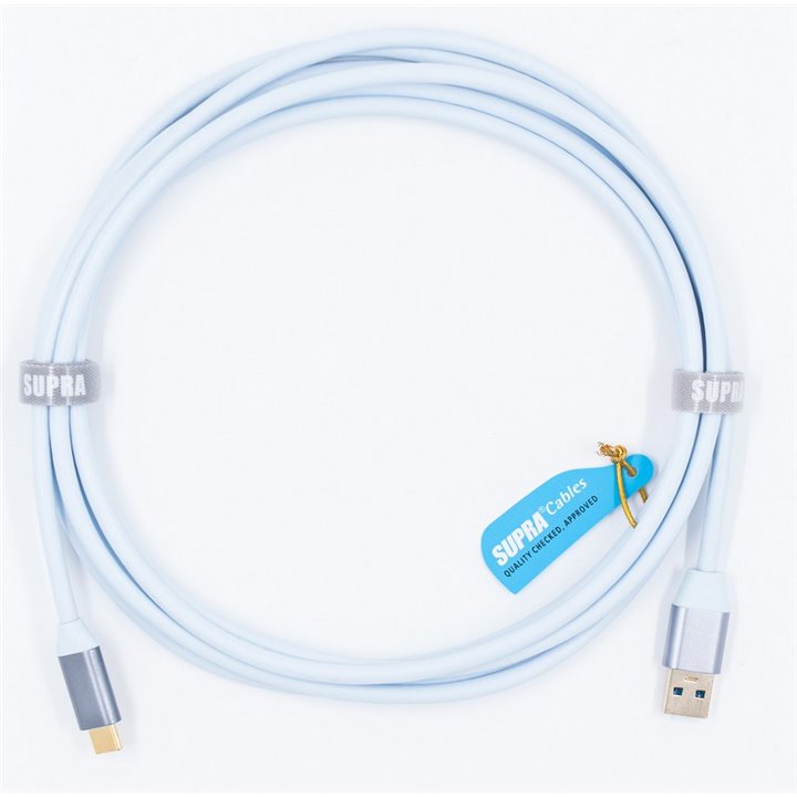 SUPRA USB 3.2 A-C BLUE 2,0 m.