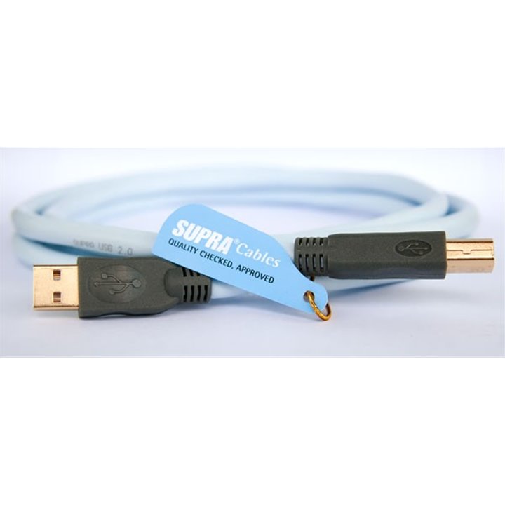 Supra USB 2.0 A-B BLUE 5,0 m