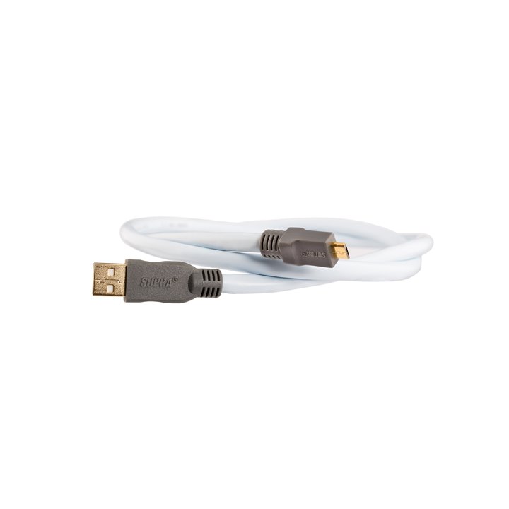 Supra USB 2.0 A-Mini B 2,0 m.