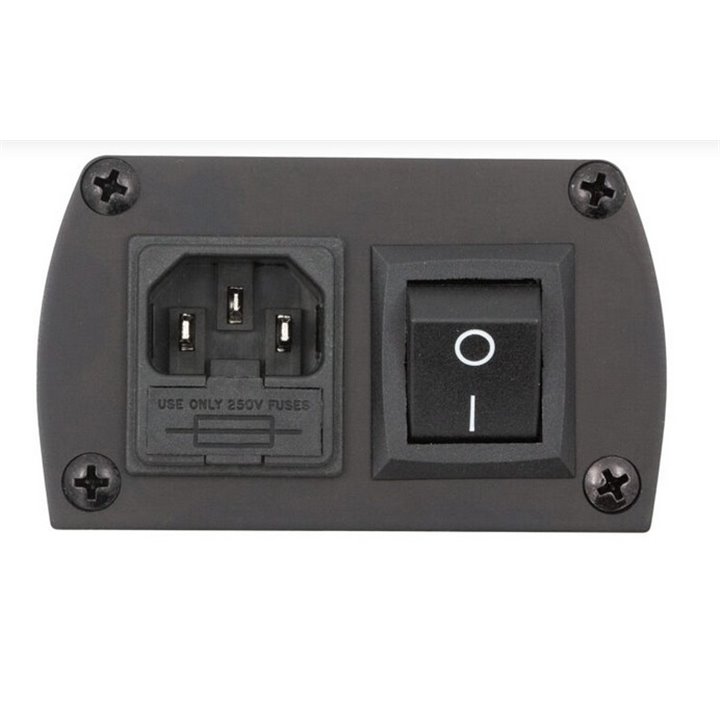 SUPRA MAINS BLOCK MD06-EU/SP SWITCH SPC BLACK