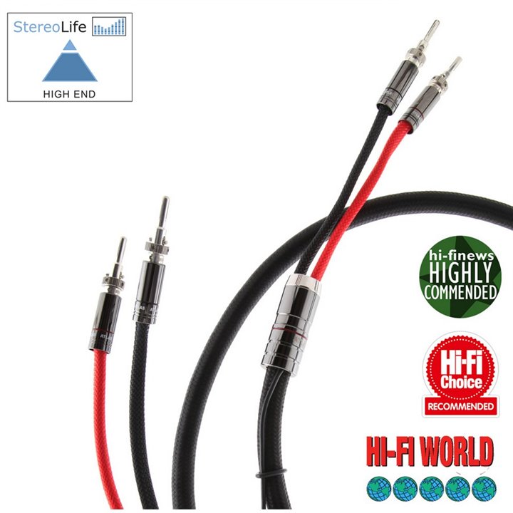Atlas MAVROS 4-4 Kable głośnikowe typu Bi-Amp z systemem uziemienia GRUN - 5,0m
