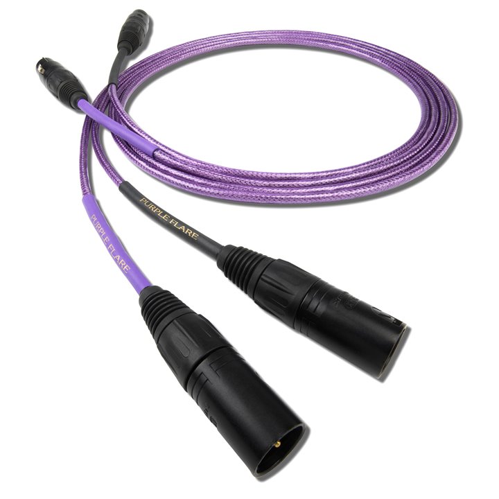 Nordost Interkonekt Purple Flare (XLR) 0.6m / RATY 0% - GWARANCJA PRODUCENTA - SALON ŁÓDŹ - MOŻLIWY MONTAŻ U KLIENTA