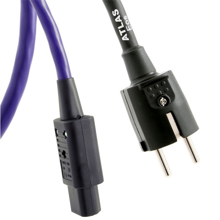 Atlas EOS DD Kabel zasilający wtyk Schuko – C15 (10A) / C19 (16A) / C6 (do wyboru) - 1,0m.